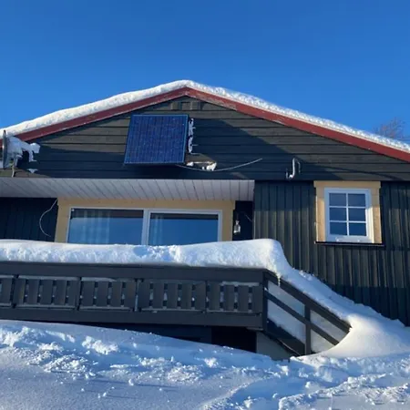 Cabin In The Mountain, Outstanding View & Solar Energy Vollen Exterior photo